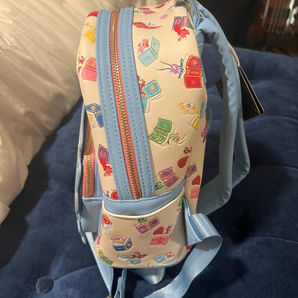 NWT! Loungefly Disney Princess Books Classic Mini Backpack